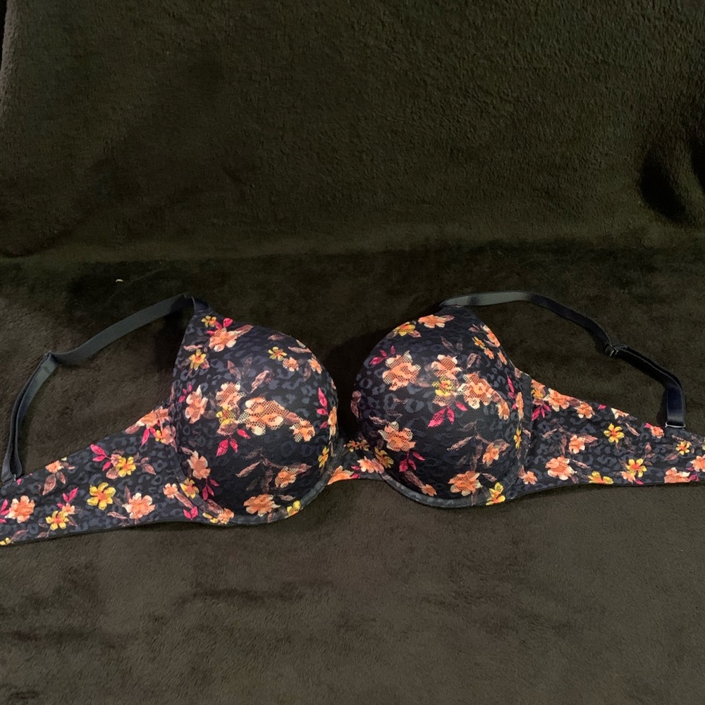PINK Lace Push Up Bra 36DD